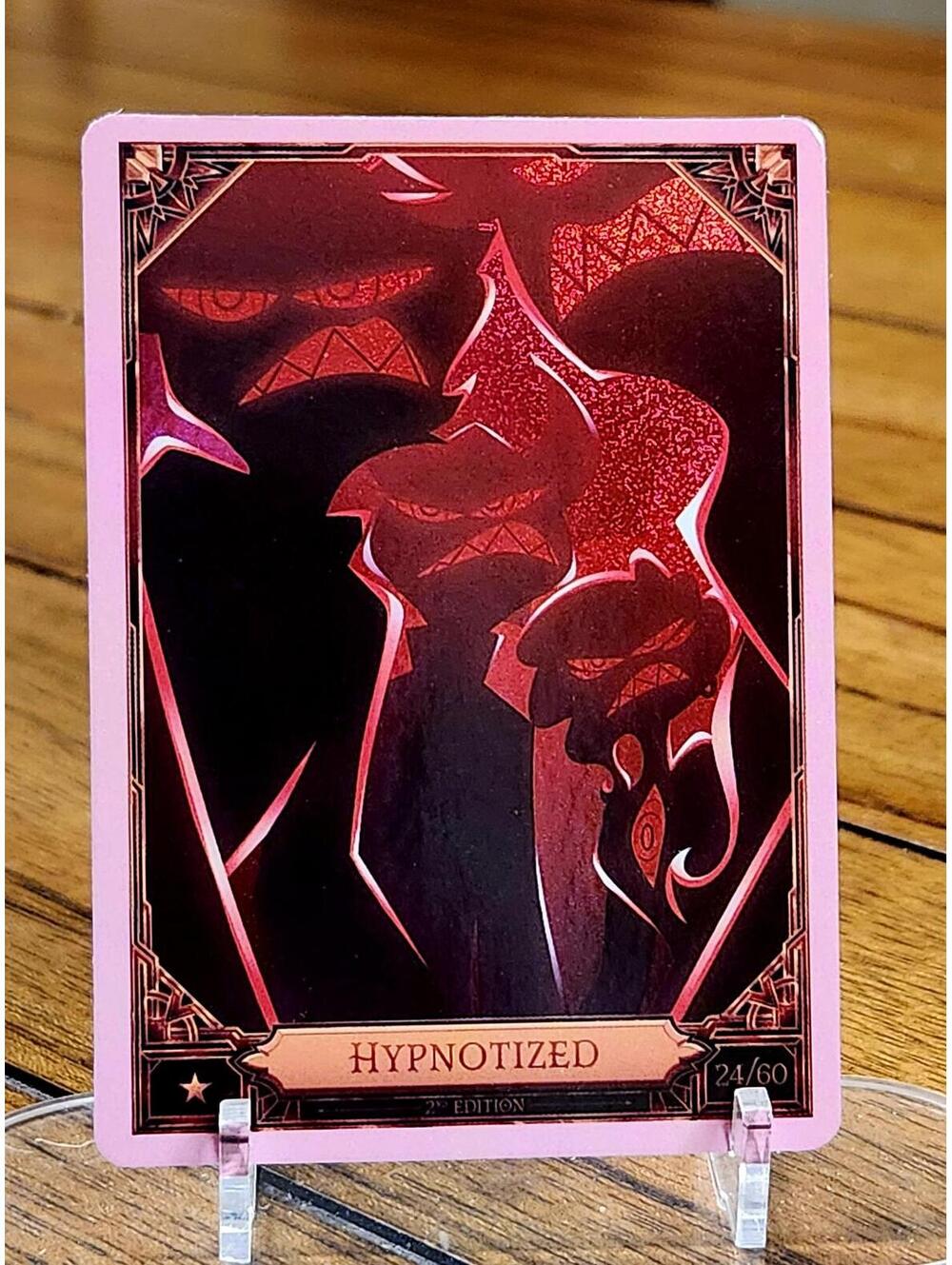 Hypnotized foil trading card